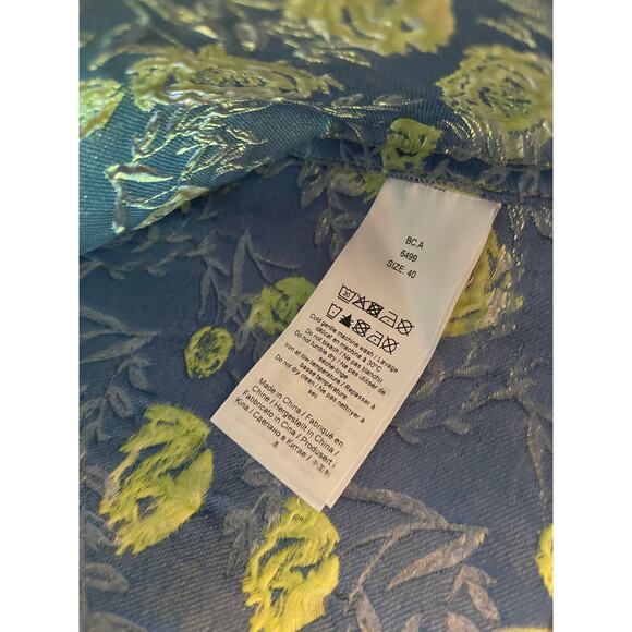 Ganni Floral Jacquard Off the Shoulder size 8/10 - Picture 10 of 10